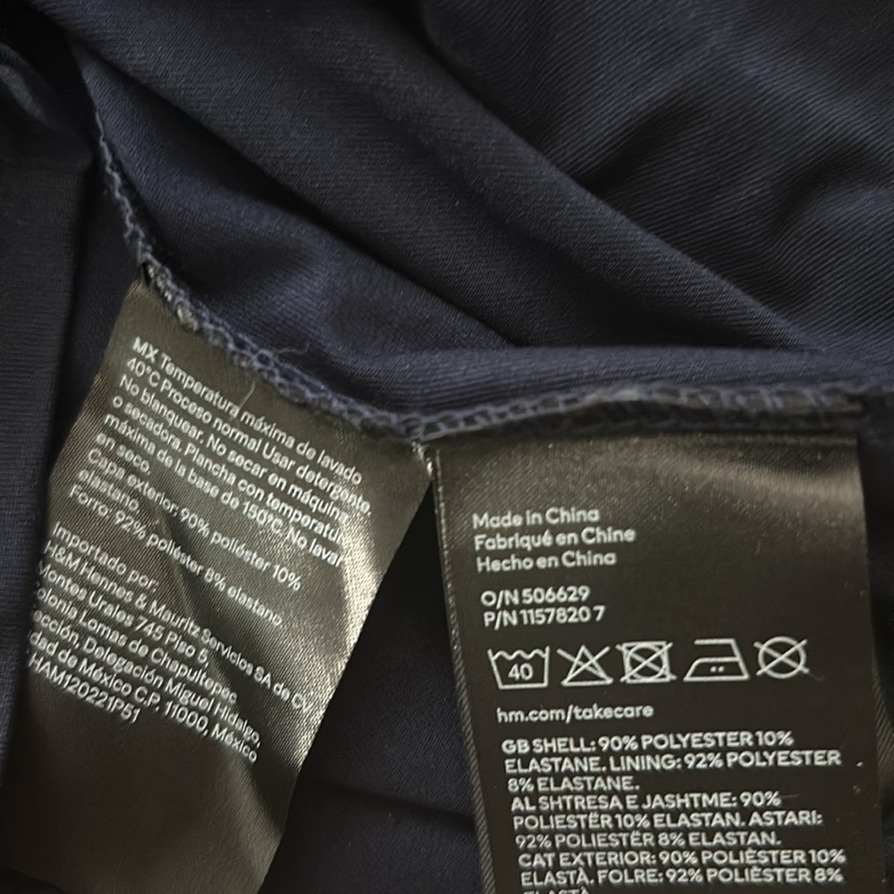 Cute dark blue Top H&M - Picture 4 of 4